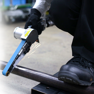 Mini lijadora de banda neumática de 3/8 pulgadas, dispositivo de lijado portátil, <span class=keywords><strong>herramienta</strong></span> abrasiva eficiente para reparación de carrocerías de automóviles, calidad CE RoHS - Product Image 3