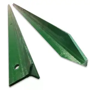 Американский стальной Y-образный столб 5 футов, зеленый окрашенный стальной Y-образный столб