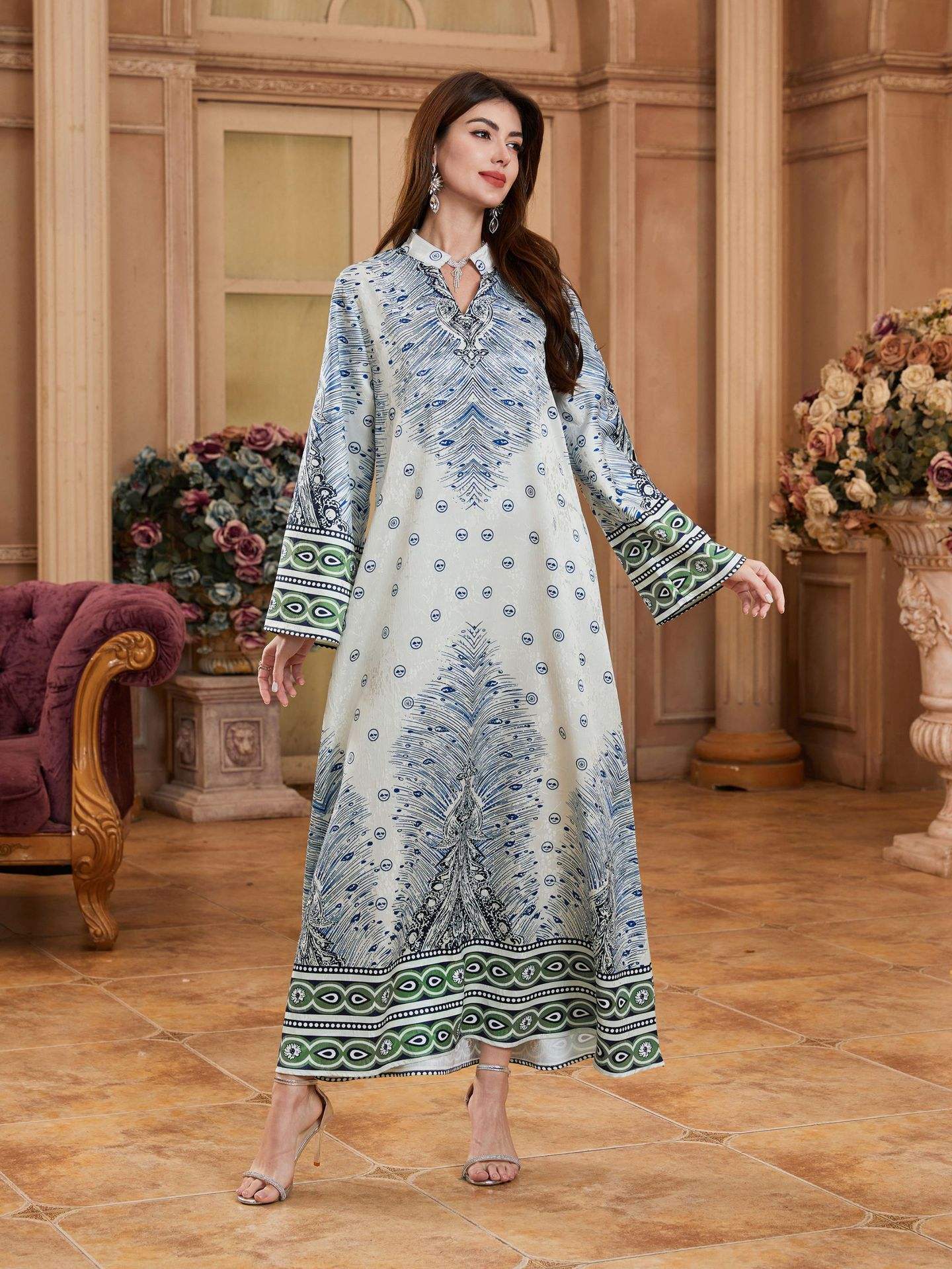 สีฟ้าและสีขาว