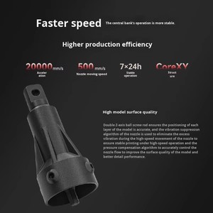 Imprimante 3D Guider 3 Ultra haut de gamme, nouvelle génération, double buse, impression haute vitesse (500 mm/s), 330X330X600, Guider 3 Ultra - Product Image 5