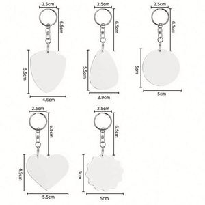 ของขวัญส่งเสริมการขายสำหรับกิจกรรมบริษัท พิมพ์โลโก้ตามสั่ง พวงกุญแจเปล่าสำหรับงานซับลิเมชั่น พวงกุญแจซับลิเมชั่น - Product Image 6