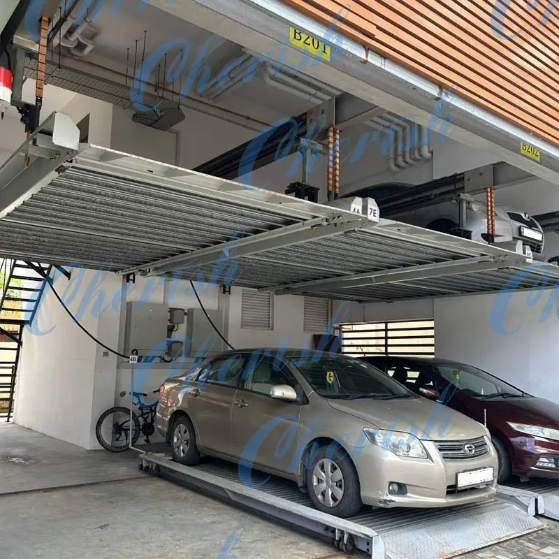 Multilevel PSH Lifting and Sliding Car Parking Semi Automatic Puzzle Parking System
