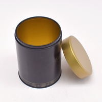 Boîte en métal ronde personnalisée avec logo, qualité alimentaire, pour poudre de matcha, thé, café, boîte à thé