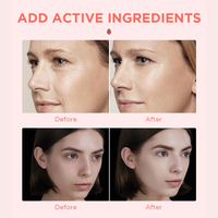 Sérum Visage Liquide Anti-Âge Éclaircissant Hydratant à la Fraise et Or 24K, Marque Privée Usine GMPC, Prêt à l'emploi MoCRA