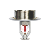 199, Sprinkler suspendu encastré à réponse standard NFPA 13 (K5.6) pour la protection incendie, flexible