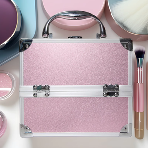 Estuche de <span class=keywords><strong>Maquillaje</strong></span> Portátil, Caja de Cosméticos con Cuatro Bandejas, Almacenamiento de <span class=keywords><strong>Maquillaje</strong></span> para Cosmetólogos, Suministros de Estética, Técnicos de Uñas - Product Image 2