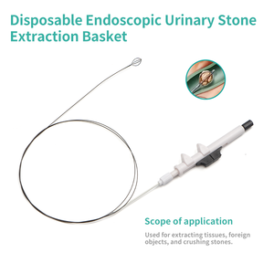 डिस्पोजेबल लचीले नाइटिनॉल स्टेनलेस स्टील यूरोलॉजी एंडोस्कोप मैनुअल पावर स्रोत पत्थर पुनर्प्राप्ति - Product Image 5