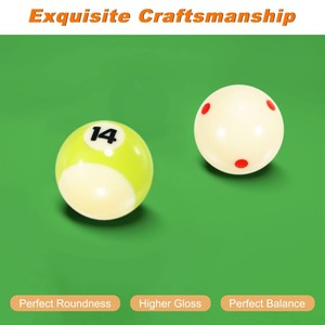 Kit de boules de <span class=keywords><strong>billard</strong></span> en résine polyester forte 16 Pro taille de régulation 57.2mm accessoires de table de <span class=keywords><strong>billard</strong></span> - Product Image 4