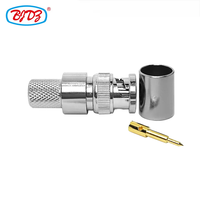 Connecteur RF à sertir de type BNC mâle pour connecteurs coaxiaux coaxiaux RF BJR400 RG8 RG214 RG213 en stock