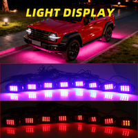 RGBW Rock Lights 4Pods 6Pods 8Pods 10Pods 12Pods APP Contrôleur Lumière pour Camion ATV UTV Buggy Bateau Voiture Lumières Décoratives