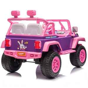 Auto Elettrica Rosa per Bambini a 2 Posti, 390*2, Batteria 12v4.5, Macchina Giocattolo in Plastica con Musica per Bambine - Product Image 4
