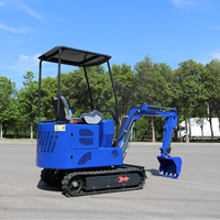 Mini-excavatrice électrique ANTS ME15 72V 1,5 tonne, excavatrice sur chenilles pour travaux de construction en intérieur et jardinage