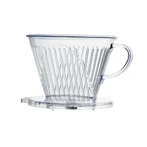 D Coffee dripper 1-4cups Product Drip Coffee As Plastic Clear Pour Over Coffee Tools Kitchen Accessories