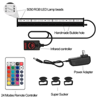 Lampe submersible LED à couleurs changeantes, éclairage à bulles pour Aquarium avec télécommande, lumière submergé, couleurs changeantes, nouveauté 2020