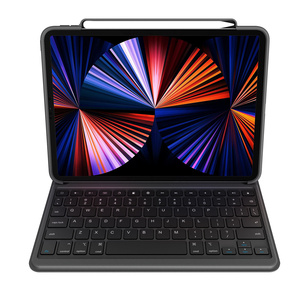 Funda inteligente integrada a prueba de golpes, impermeable, para teclado inalámbrico, <span class=keywords><strong>iPad</strong></span> <span class=keywords><strong>Pro</strong></span>, 12,9 <span class=keywords><strong>pulgadas</strong></span>, 2021, <span class=keywords><strong>2020</strong></span>, 2018, novedad - Product Image 5