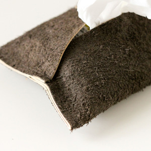 Wholesale custom pull-out leather tissue <b>bags</b>, mini portable tissue <b>dust</b> <b>bags</b>, Japanese minimalist tissue pouches - Product Image 4