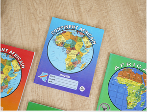 Carnet de notes A4 Congo pour étudiants, fournitures scolaires, cadeau, imprimé avec 60 feuilles de papier, couverture en PP, reliure cousue - Product Image 6