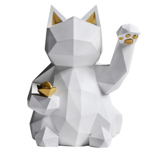 Indoor Hars Kat Standbeeld Sculptuur Woondecoratie - Product Image 1