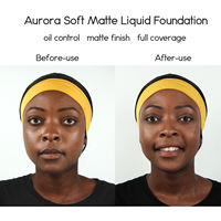 Quantité minimale de commande faible, échantillons de haute qualité, 24 couleurs, sans logo, fond de teint liquide, maquillage imperméable couvrant tout le visage