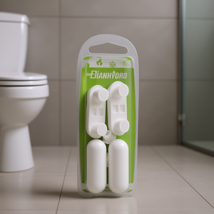 Kit de parachoques para asiento, plástico blanco, para asientos de inodoro, piezas de repuesto - Product Image 3