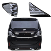 Cocok untuk 2009 hingga 2014 penggantian Alphard Toyota dan perbaikan lampu belakang asli