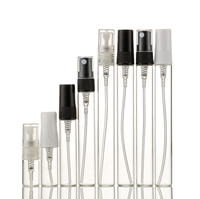 Flacon d'échantillon en verre avec pompe de pulvérisation en plastique, petit flacon atomiseur de parfum, 2ml, 3ml, 5ml, 10ml, bon marché