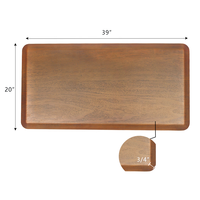 Tapis de sol de bureau moderne en PU personnalisé, coloré, rembourré, antidérapant, insonorisant, non toxique, inodore, confortable pour la position debout