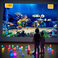 Équipement de jeu interactif de projection de balles à prix compétitif pour centres d'activités intérieurs pour enfants