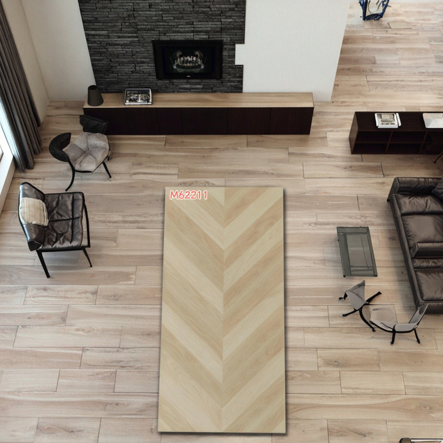 Foshan JBN Ceramic 600*1200 Wooden Look Tiles Anti-Slip Antique Rustic Tiles Porcelain Matte Finish Floor Tiles