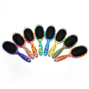 Wholesale ABS Handle Detangling Hair <strong>Brush</strong> Custom Logo Anti-static Tangle Massage Hair <strong>Brush</strong>