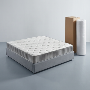 Wholesale Custom <b>Compressed</b> Roll Pack Memory Foam Pocket <b>Spring</b> Mattress King Size Soft Comfortable for Hotel Bedroom - Product Image 2