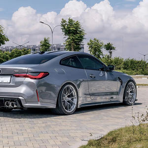 Rueda Forjada Personalizada de una Pieza, Super Plateada, Pulida y Cepillada, Cóncava Profunda, de 17-24 Pulgadas, 5x112 5x114.3 5x120 para Porsche 911 BMW M8 - Product Image 5