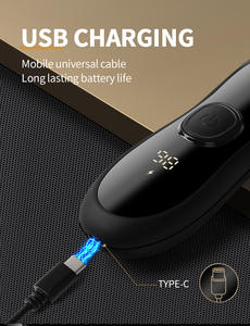 Recortadora Corporal Eléctrica OEM ODM para Hombre, Impermeable, con Cuchilla de Cerámica, para Afeitar la Barba, la Cara y la Zona Íntima, Directo de Fábrica, Estilo Francés - Product Image 5