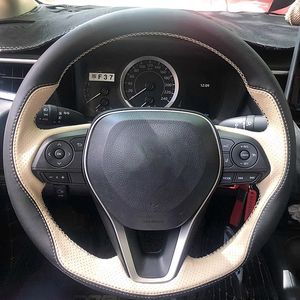 Para <span class=keywords><strong>Audi</strong></span> S3 8V Sportback S1 8X S4 B8 Avant S5 8T S6 C7 S7 G8 RS Q3 8U SQ5 8R DIY cuero genuino gamuza <span class=keywords><strong>volante</strong></span> cubierta - Product Image 6