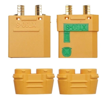 Connecteurs pré-crimés Amass XT90, bornes mâles et femelles, accessoires pour câblage de batteries au lithium, bornes en cuivre étamé