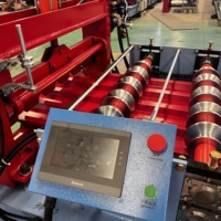 Macchina per Formatura di Lamiere per Tetti IBR in Acciaio Zincato ad Alta Precisione, Personalizzabile, con Schermo Touch PLC