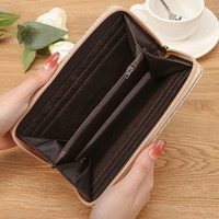 Dompet Koin 2026 Musim Semi dan Musim Panas Terbaru Gelang Payet Dompet Wanita Gaya Korea Fashion Kasual Clutch Panjang Resleting Portabel