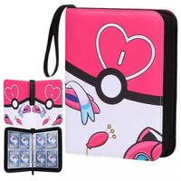 Offre Spéciale : Porte-cartes Pokémon, Classeur de cartes à collectionner, Album Pokémon avec 50 feuilles premium à 4 pochettes, Contient 400 cartes