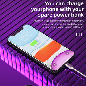 Audífonos Inalámbricos Tws T11 9d Estéreo, Resistentes al Agua, Batería de 1800 mAh, Mini Audífonos, Llamadas HD, <span class=keywords><strong>Livepods</strong></span> con Pantalla LED - Product Image 3
