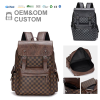 Sac à dos pour ordinateur portable, imperméable, pour homme, pour l'extérieur et le bureau, double fermeture éclair, sac d'ordinateur durable avec rangement multi-couches