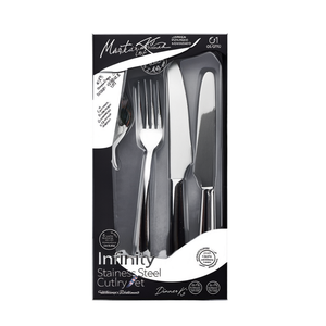 Juego de cubiertos de mesa 24 piezas Inox INFINITY Cromo brillante COF24IN LMO - Product Image 2