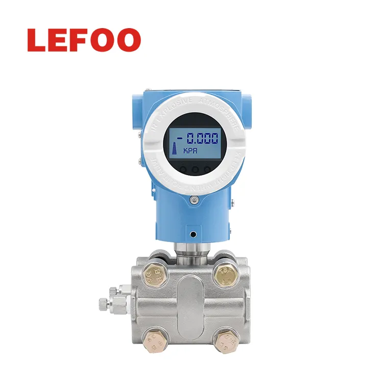 LEFOO Transmissor de Pressão Diferencial à prova de explosão para óleo e gás 4-20ma