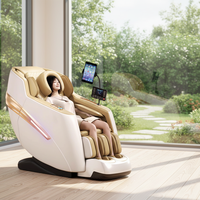 Fauteuil de massage intelligent avec contrôle par application, zéro gravité, massage complet du corps, piste SL, massage profond 4D, musique Bluetooth, système de thérapie thermique
