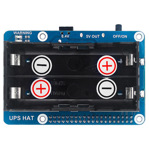 Uninterruptible Power Supply UPS HAT Stable 5V Power Output + US <b>EU</b> Charger for Raspberry Pi 4 Model B/3B+/3B - Product Image 2
