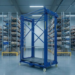 Alat Pengangkat dan Penurun Perancah Listrik yang Dikendalikan Jarak Jauh Lipat 500 kg Platform Kerja Perancah Bergerak - Product Image 3