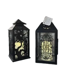 Holiday supplies Nostalgic metal lanterns farmhouse candles home fragrance halloween decoracion chinese lanterns