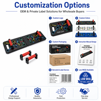 Plateforme de musculation pliable multifonctionnelle portable pour la maison, équipement de fitness pour la musculation de la poitrine, des bras et du haut du corps