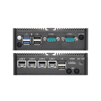 Mini PC Sin Ventilador con Ce-leron J6412, DDR4, RS485, Enrutamiento Suave, Control Industrial, Computadora Personal