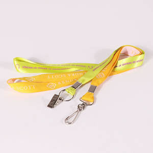 Toptan kişiselleştirilmiş boş Polyester rozet serigraf baskı boyun askıları boş anahtar baskı logo ile özel kordon özel - Product Image 6