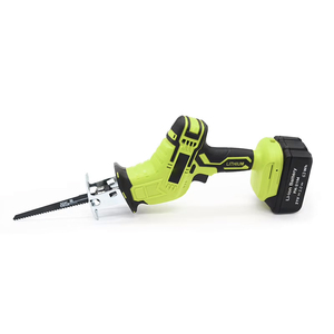 21V <b>Rechargeable</b> electric reciprocating saw for woodworking, lithium-ion <b>battery</b>-powered electric logging saw - Product Image 1